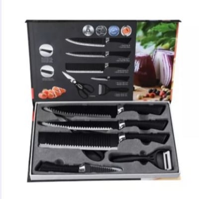 Picture of Kitchen tools Zepter 6 Pcs Set Non-Stick Coating Stainless Steel - Black - Int: One size