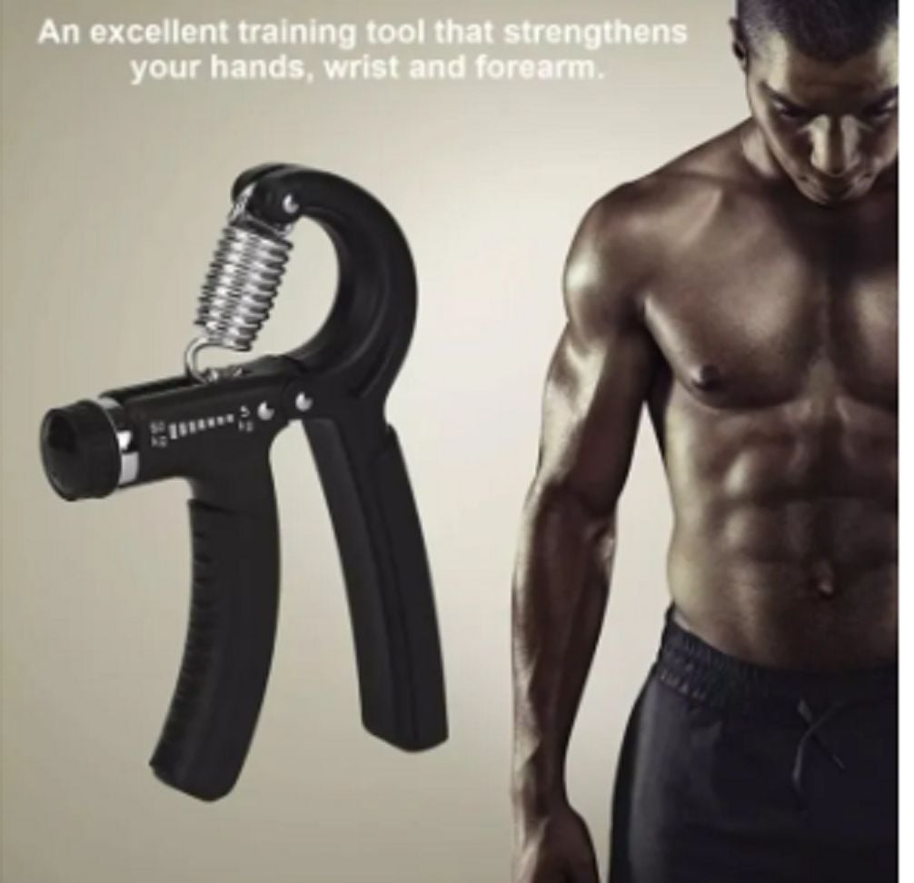 Picture of New - 6-60Kg Adjustable Heavy Grips Hand Gripper Gym Power Fitness Hand Exerciser Grip - Multicolor - Int: One size