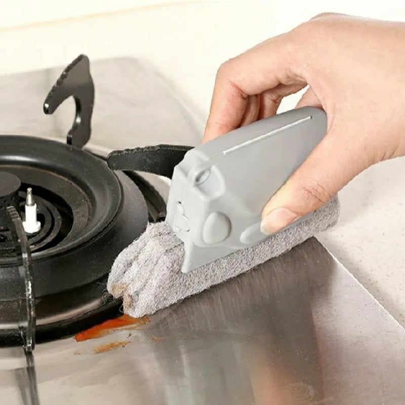 Picture of 1pcs Window Groove Cleaning Cloth Window Cleaning Brush Brush Windows Slot Cleaner Brush Clean Window Slot Cleaner