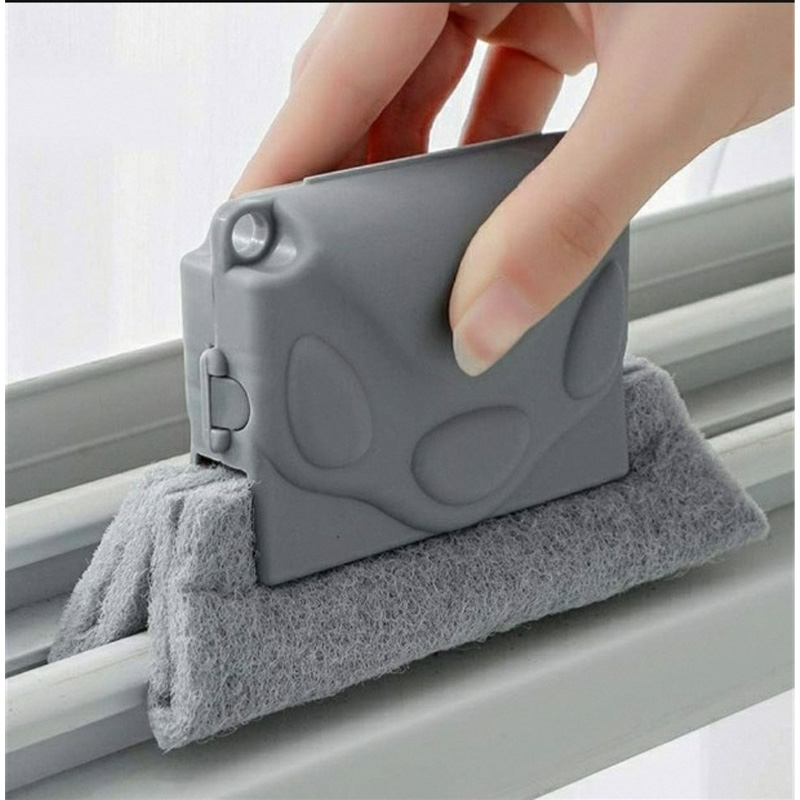 Picture of 1pcs Window Groove Cleaning Cloth Window Cleaning Brush Brush Windows Slot Cleaner Brush Clean Window Slot Cleaner