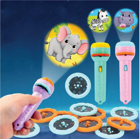 Picture of **Newly 3D Projector Torch Early Educational Light up Toy*** - Multicolor - Int: One size