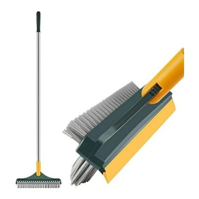 Picture of 3 in 1 Tiles Cleaning Brush, Bathroom Brush with Long Handle/ 180° Rotate Bathroom Floor Cleaning Brush,Adjustable,