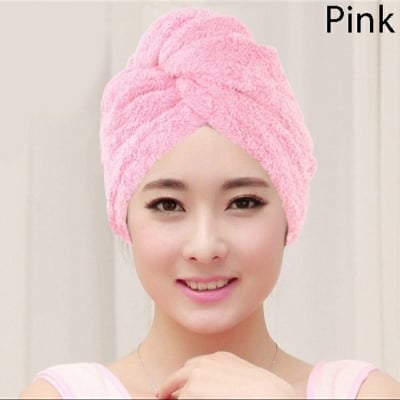 Picture of Magic Hair Wrap Bath Salon Towels Fast Drying Absorbent Cap For Women And Girls