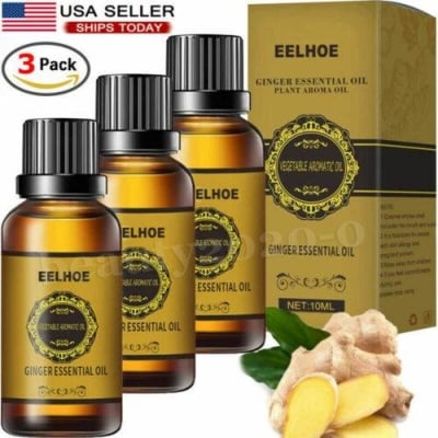 Picture of Orginal Belly Drainage Ginger Essential Oil   ( 3PCS ) - Olive - Int: One size