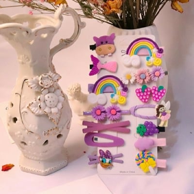 Picture of 14Pcs Baby Girl Hair Clip Set Hair Accessories