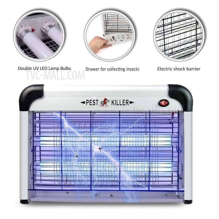 Picture of 20 Watt UV Light 1 Feet Pest Killer/ Mosquito Killer Lamp - Silver - Int: One size