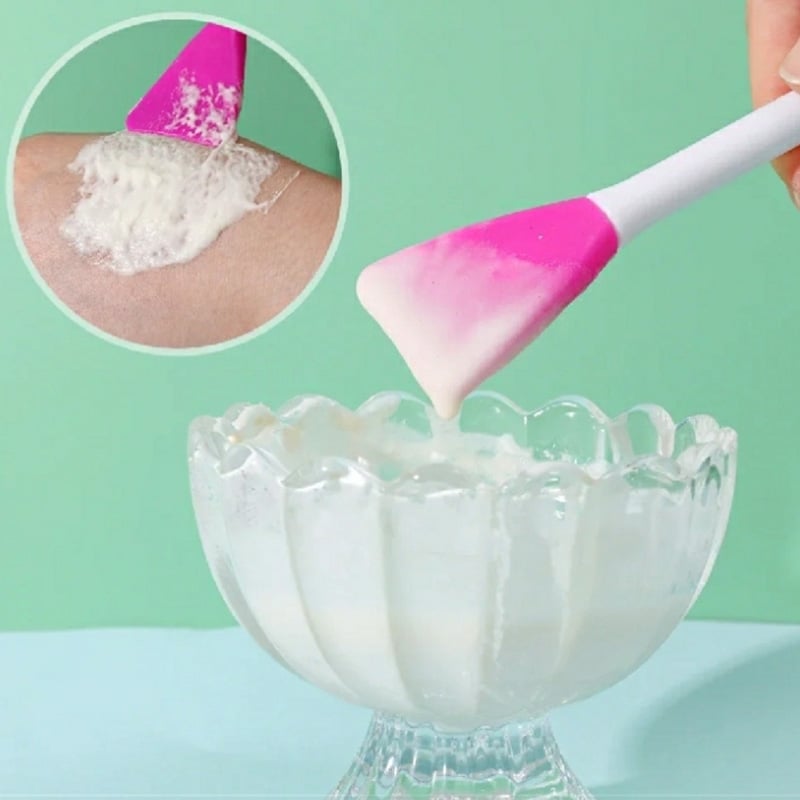 Picture of 1Pcs Silicone Bear Double Face Mask Brush Facial Cleansing Brush Strong Soft Material for Skin Care Beauty Makeup Tools