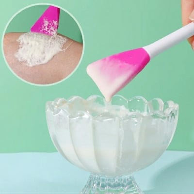 Picture of 1Pcs Silicone Bear Double Face Mask Brush Facial Cleansing Brush Strong Soft Material for Skin Care Beauty Makeup Tools