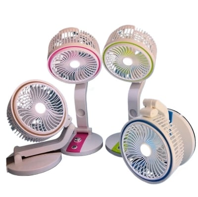 Picture of Most Demanding New 2024-Recharable Table Fan With Light - Multicolor
