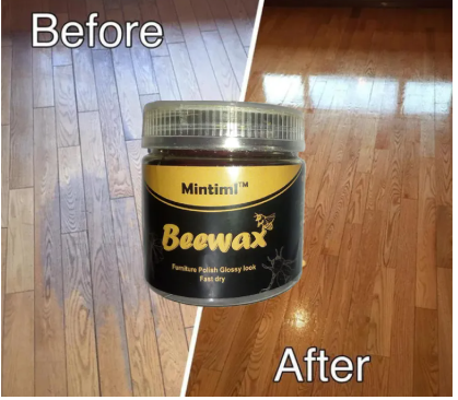 Picture of New 2025-"Mintiml Beewax Wood Polish Polisher Polishing Compound Wax Floor Seasoning Furtniture Wrap Care Magic Repair Traditional All-Purpose Wood " - Int: One size