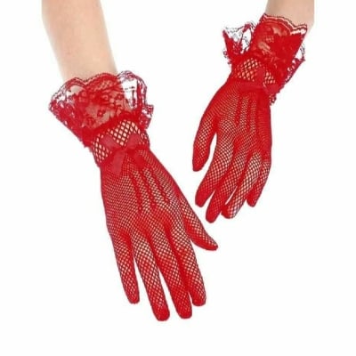 Picture of Full Finger hand Gloves Net hand Gloves for women