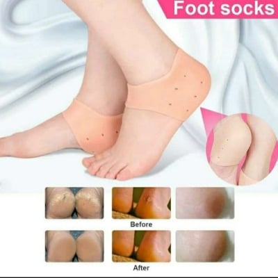 Picture of Silicone Heel Anti Crack Set for Men and Women To Eliminate Cracks (Free Size)