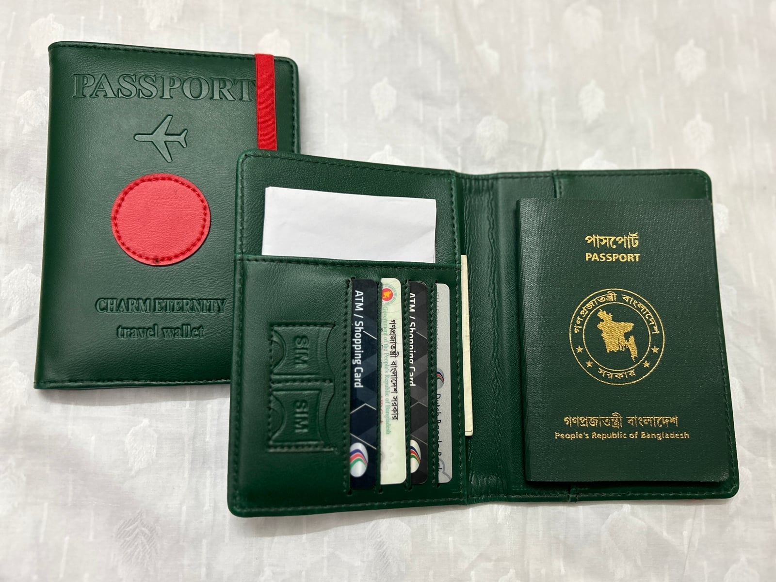 Picture of Passport Covers Holder Wallet Case - Green - Int: One size