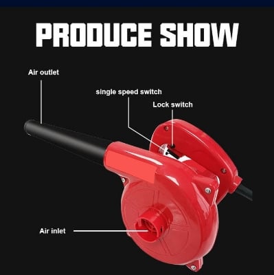 Picture of Max Electric Air Blower Machine 2 In 1 Premium Quality 600 Watts - Tools - Red - Int: One size