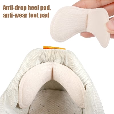 Picture of 2 pcs Insole Pad Inserts Heel Post Back Breathable Anti-slip for High Heel Shoe High Heel Shoes Insoles Memory Foam - Multicolor - Int: One size