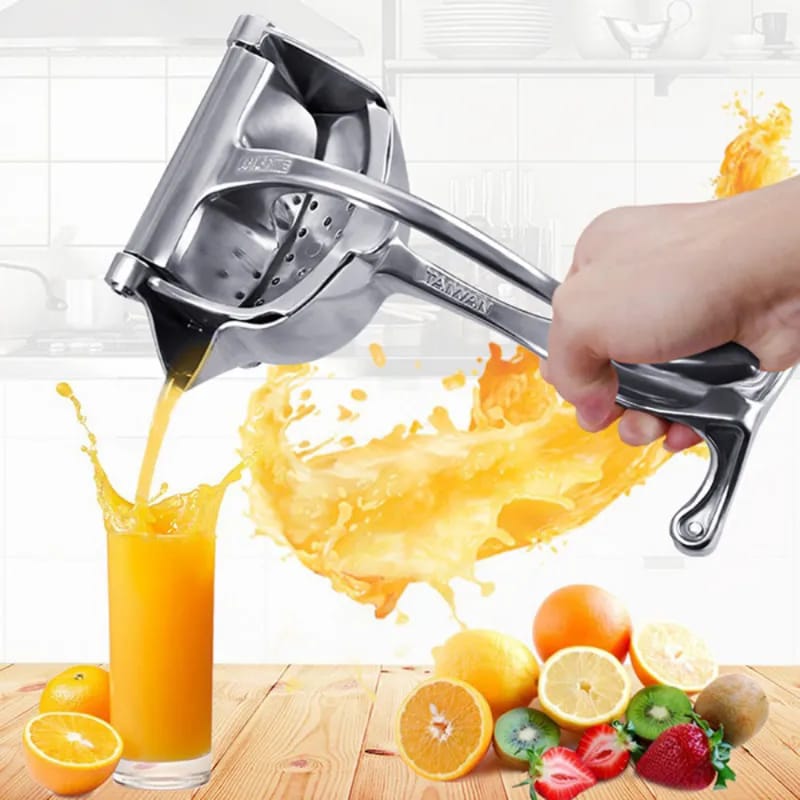 Picture of 304 Stainless Steel Manual Hand Press Juicer Squeezer Multifunctional Fruit & Vegetable Tools - Silver - Int: One size