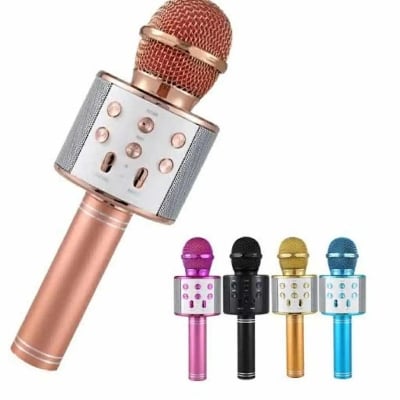 Picture of New Exclusive Wireless Bluetooth Microphone Speaker New Karaoke - Multicolor - Int: One size