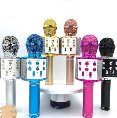 Picture of New Exclusive Wireless Bluetooth Microphone Speaker New Karaoke - Multicolor - Int: One size