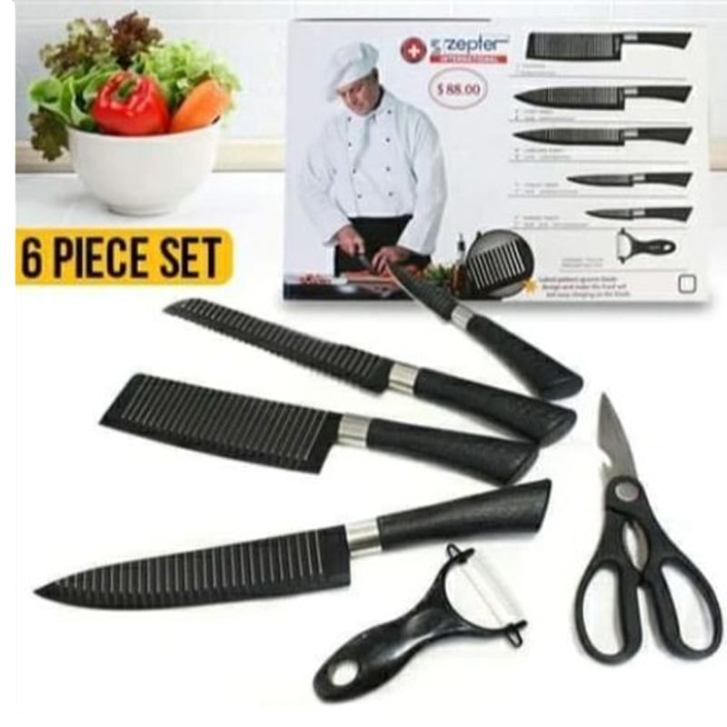 Picture of Stainless Steel Zepter knife 6 Pcs Set For Kitchen