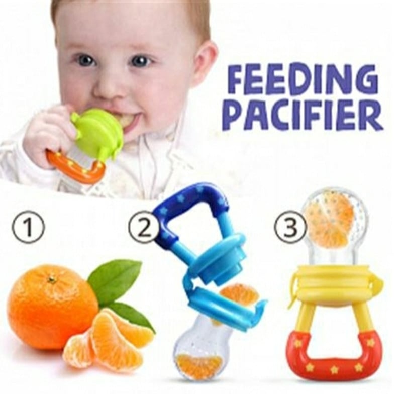 Picture of Silicone Baby Fruit Feeding Pacifier - Multicolor