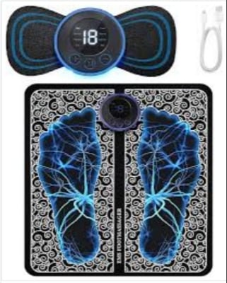 Picture of *EMS Combo 1 Body Massager 1Foot Massager..... - Black - Int: One size