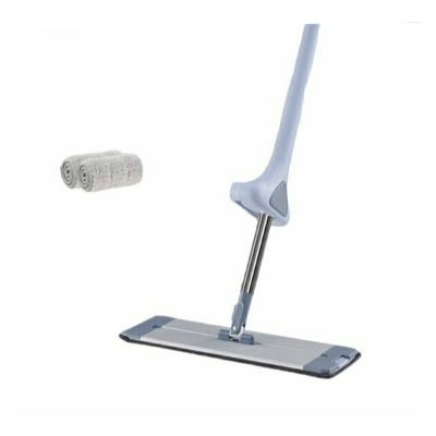 Picture of Mop New 42CM Aluminum Alloy Panel Flat Mop For Lazy People Without Hand Washing Flat Mop With Thick Rod Flat Mop For Home Use