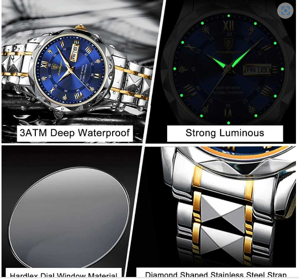 Picture of Poedagar 615 – Silver Blue''Watch - Blue - Int: One size