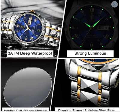 Picture of Poedagar 615 – Silver Blue''Watch - Blue - Int: One size