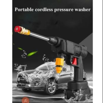 Picture of Water Spray Gun for Car, Bike, Garden Rechargeable Car Wash machine. - Black - Int: One size