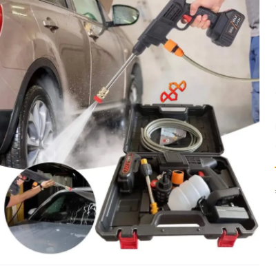 Picture of Double Battry Rechargeable Car washer Gun Machine - Black - Int: One size