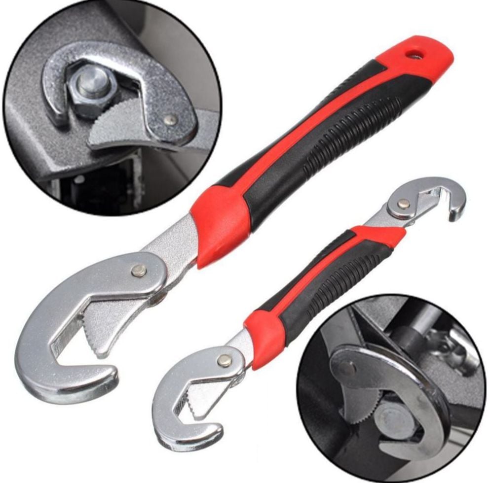 Picture of 2025//New **All in One Multipurpose Auto Adjustable Universal Quick Snap n Grip Wrench Spanner Set Tools** - Multicolor - Int: One size