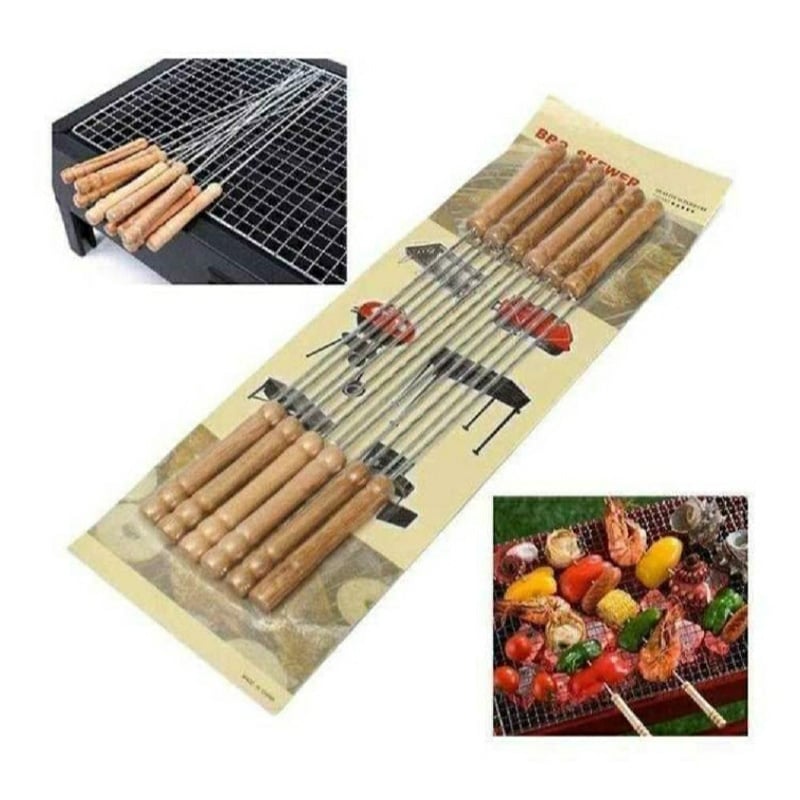 Picture of 12 Pieces Barbecue Grill Sticks Set