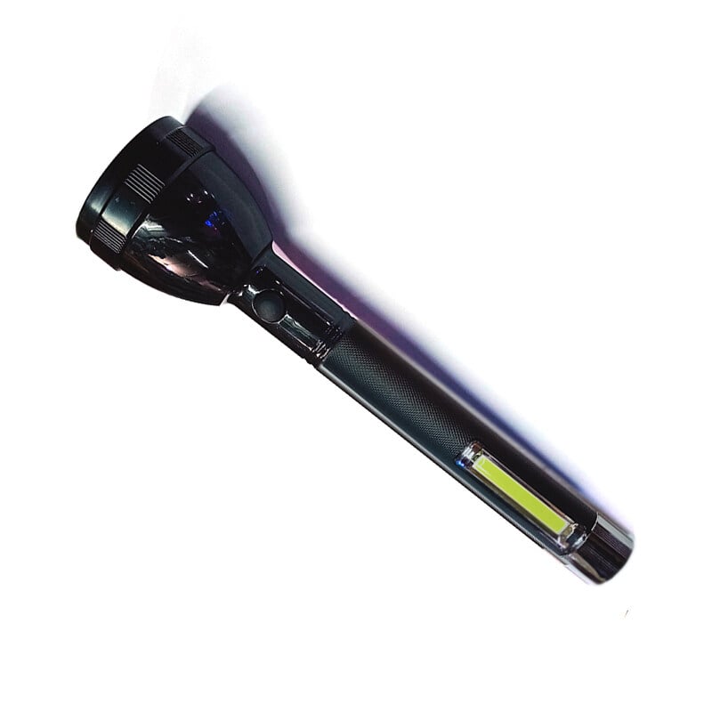 Picture of Big Size-Rechargeable LED Flashlights Torch USB - Black - Int: One size