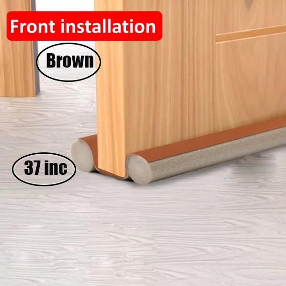 Picture of Door Draft and Dust Stopper Door Air Stopper Door Bottom Sealing Strip 37 Inches Door Draft Door gap and Dust Stopper Door Insect Protector - Multicolor - Int: One size