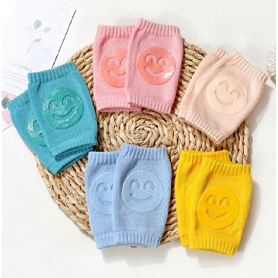 Picture of 1 Pair Baby Knee Pads Unisex Breathable Elastic Anti Skid Toddler Legs Warms Crawling Protection Baby Knee Pads