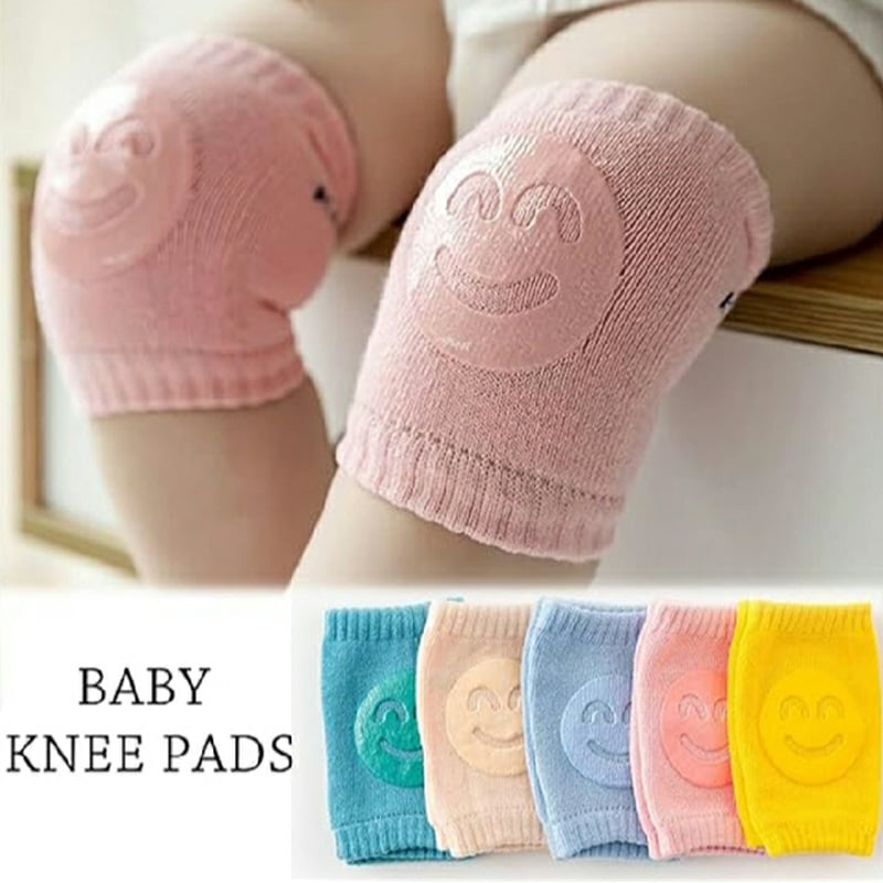 Picture of 1 Pair Baby Knee Pads Unisex Breathable Elastic Anti Skid Toddler Legs Warms Crawling Protection Baby Knee Pads