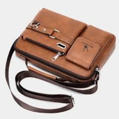 Picture of Men's Pu Leather Shoulder Bag (Brown Colour ) - Brown - Int: One size