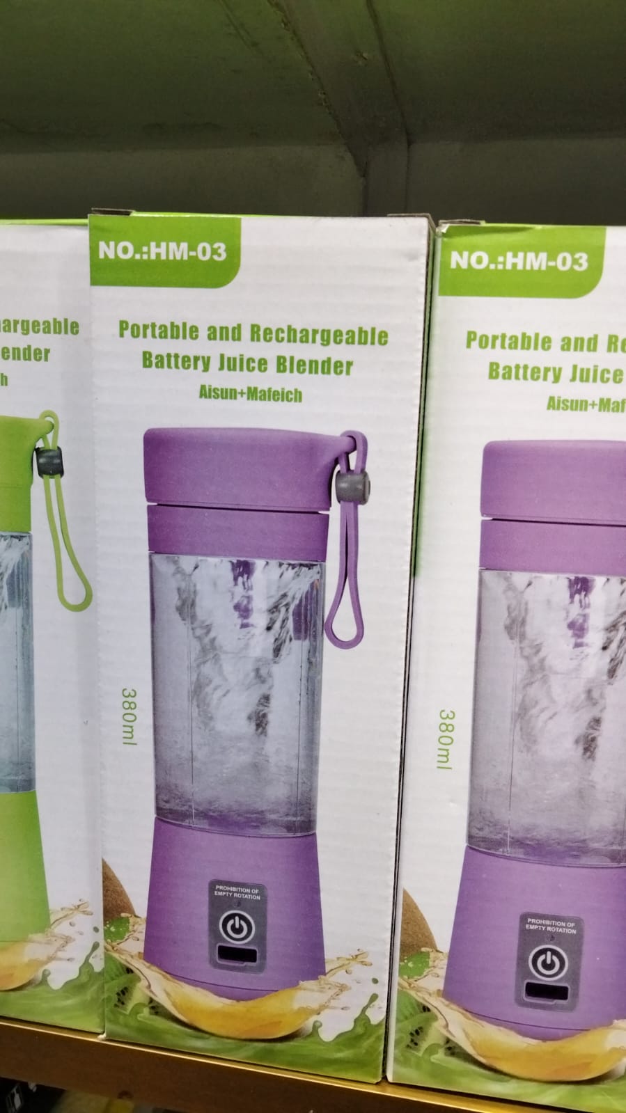 Picture of Mini USB Rechargeable Portable Electric Smoothie Maker Blender Machine 15000 RPM Juicers & Fruit Extractors - Multicolor - Int: One size