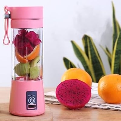 Picture of Mini USB Rechargeable Portable Electric Smoothie Maker Blender Machine 15000 RPM Juicers & Fruit Extractors - Multicolor - Int: One size