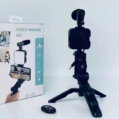 Picture of ORIGINAL VIDEO Making Kit VLOGGING KIT FOR LIVE STREAMING KIT-AY49 - Black - Int: One size