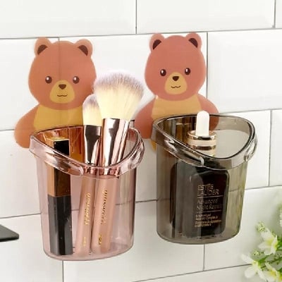 Picture of Keep Your Bathroom Organized with the Creative Storage Cup - Toothpaste and Toothbrush Holder - Multicolor - Int: One size