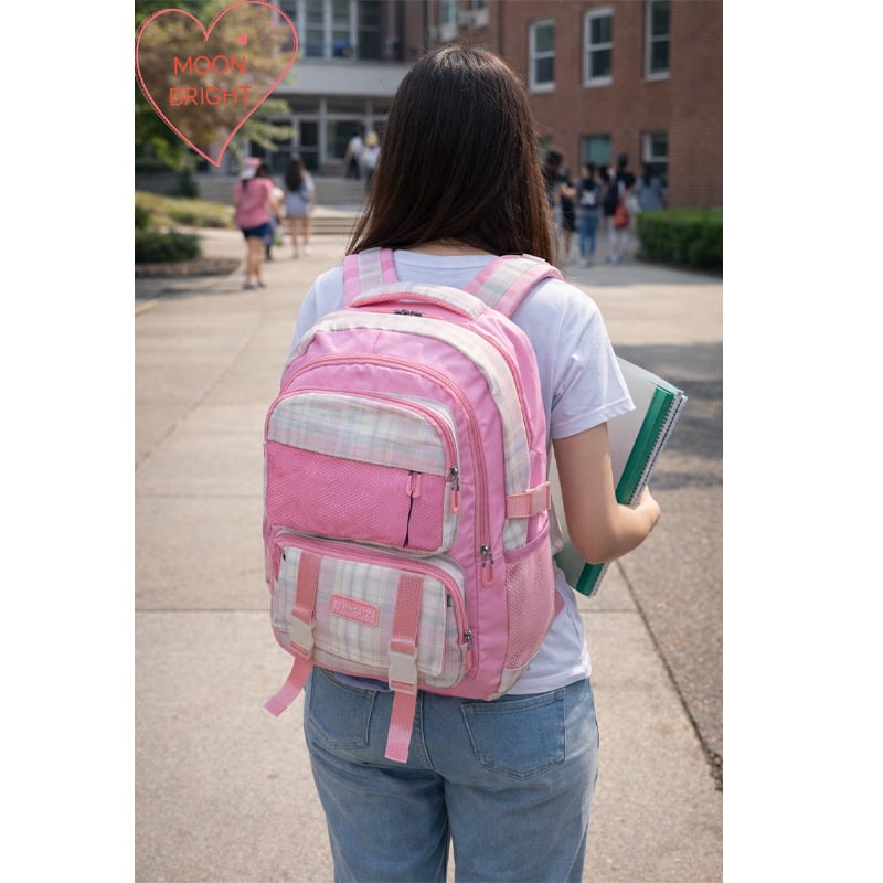 Picture of Schoolbag Female Cute Hello Kitty Bag Girl Children Spine-Protective Backpack School Backpack