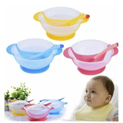 Picture of 1pcs Children Feeding spoon and bowl set for bsby