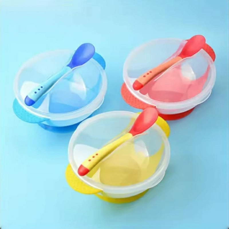 Picture of 1pcs Children Feeding spoon and bowl set for bsby