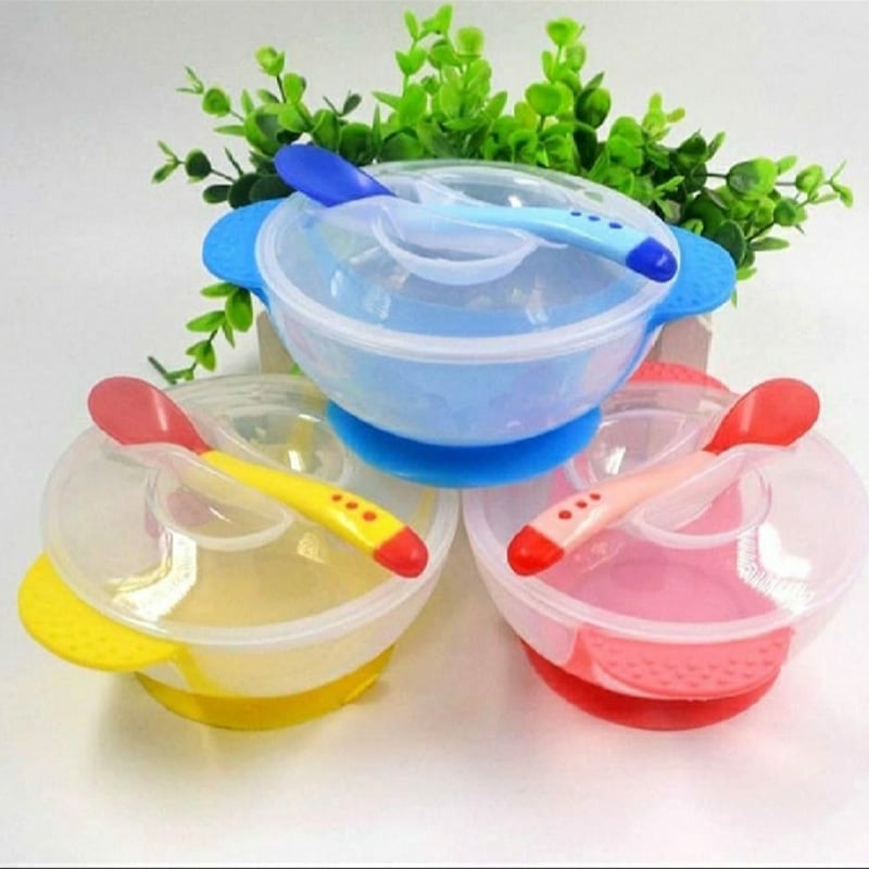 Picture of 1pcs Children Feeding spoon and bowl set for bsby