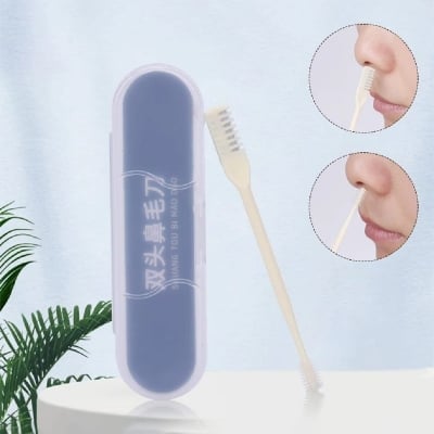 Picture of 3pcs Manual Nose Hair Trimmer Double Head Nostril Cleaning Safety Protected