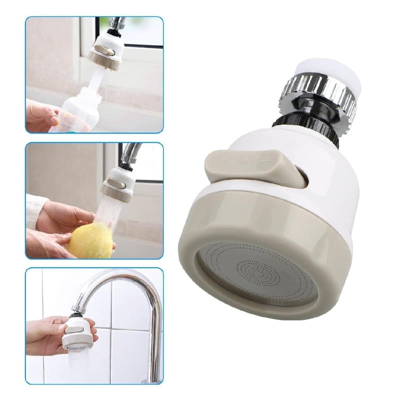Picture of Multifunctional Kitchen Faucet Tap with Water Purifier - 360° Rotating, 3-Level Water Flow, Filtered Water Tap