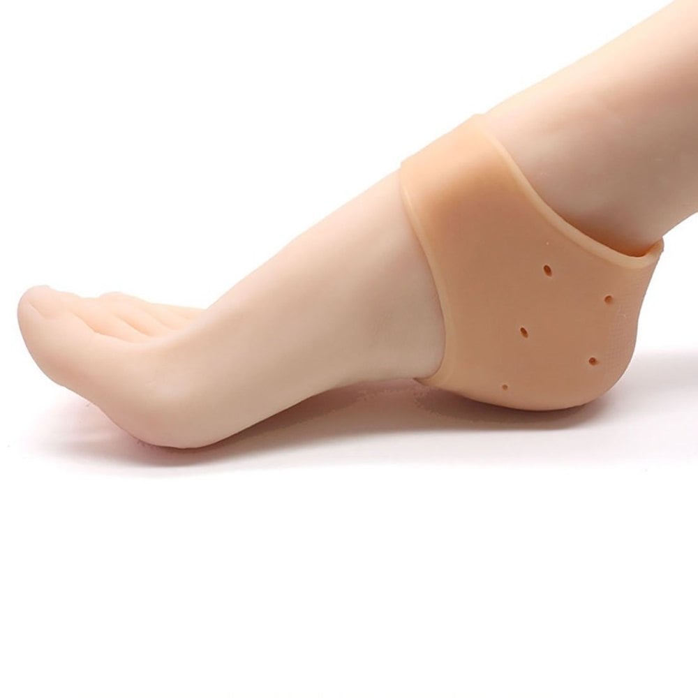 Picture of Anti Crack Silicone Socks Heel Pads for and Pain-Relief - Multicolor - Int: One size