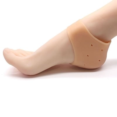 Picture of Anti Crack Silicone Socks Heel Pads for and Pain-Relief - Multicolor - Int: One size