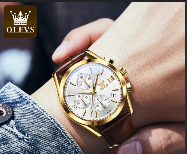 Picture of Exclusive new OLEVS Brands Luxury Men's Watch Code 2827 White - Int: One size